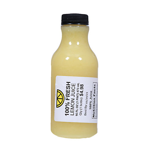 Fresh lemon juice nutrition hotsell