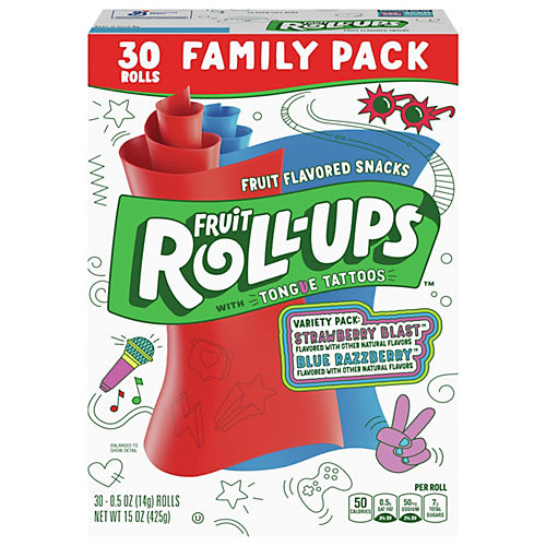 Fruit Roll-Ups, Fruit by the Foot, Gushers, Snacks Variety Pack, 16 ct