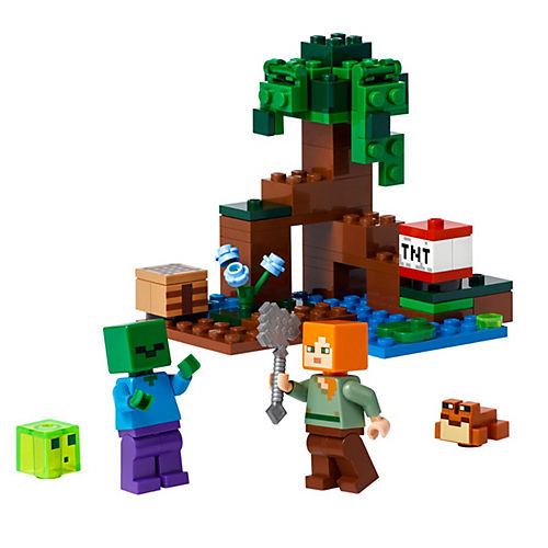 LEGO Minecraft 21177 L'agguato del Creeper, Mattoncini da Costruzione con  Steve e 2 Minifigure, Giochi per Bambini 7+ Anni LEGO 2021