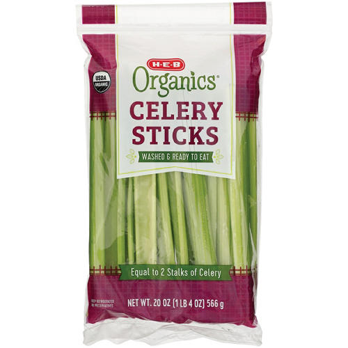 H-E-B Organics Fresh Celery Sticks, 20 oz