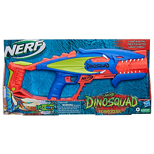 NERF DinoSquad Stegosmash Dart Blaster, 4-Dart Storage, Pull-Back Priming  Handle, 5 Dardos Oficiais, Design de Dinossauro, Estagossauros Spikes -  Carrefour