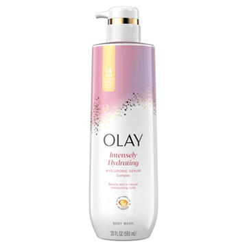 Olay Intensely Hydrating Body Wash with Hyaluronic Serum Complex
