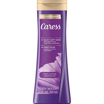 Caress Relaxing Body Wash - Black Orchid and Patchouli Oil