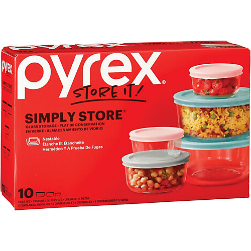 Pyrex Glass Food Storage Simply Store Set, Each, Joe V's Smart Shop
