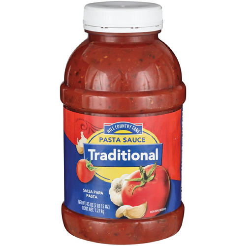 Hill Country Fare Pasta Sauce - Traditional, 45 oz