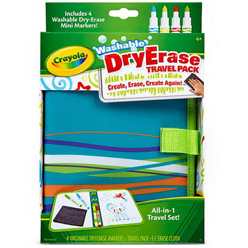 Crayola Washable Dry Erase Travel Pack