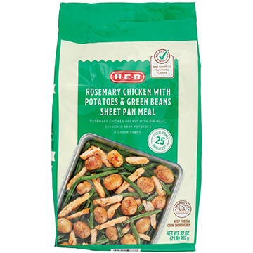 H-E-B Frozen Sheet Pan Meal - Rosemary Chicken