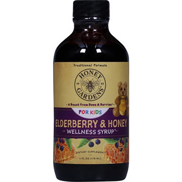 Honey Gardens Kids' Wellness Syrup - Elderberry & Honey