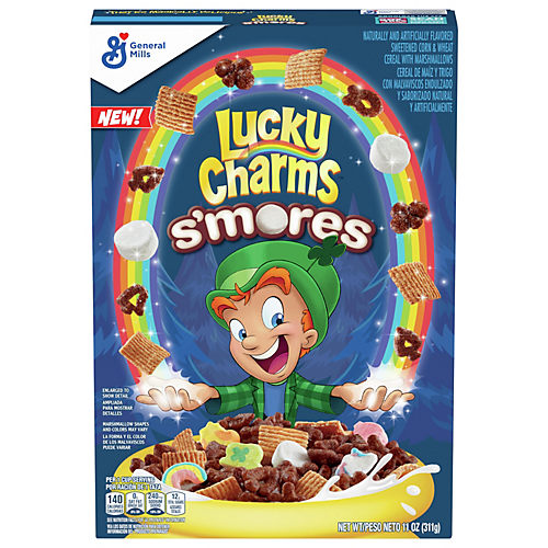 016000179356 - Cereal Lucky Charms Marshmallow Clusters Breakfast