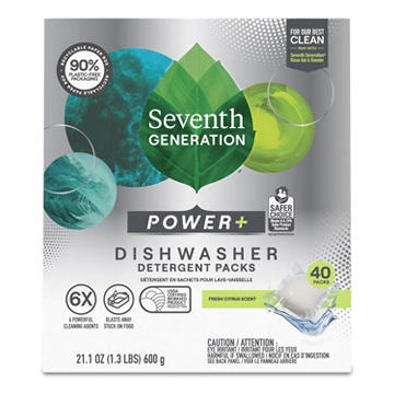 Seventh Generation Power Plus Dishwasher Packs - Citrus