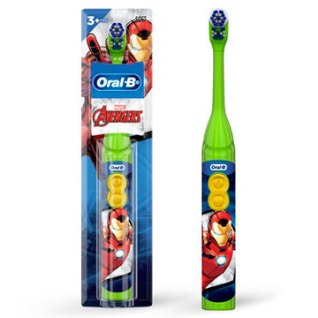 Oral-B Kid's Battery Toothbrush featuring Marvel's Avengers - Soft Bristles