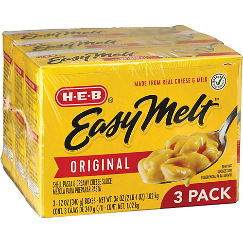 Kraft Deluxe Four Cheese Macaroni & Cheese - Shop Pantry Meals at H-E-B