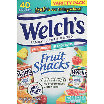 Welch's Fruit Punch Island Fruits Fruit Snacks