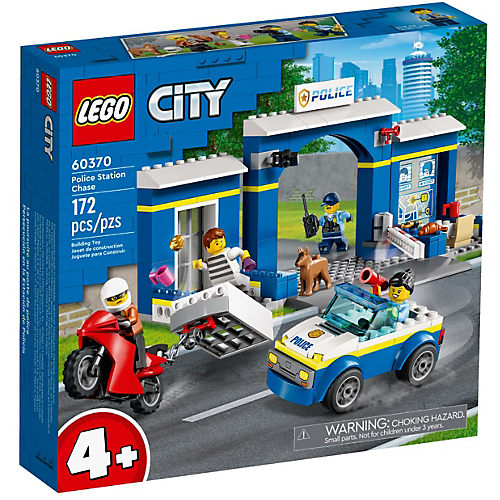 Lego City Police Car And Muscle Car Chase Pretend Play Toy 60415