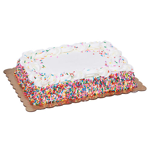 White Cake with Vanilla Buttercream - Baking with Blondie