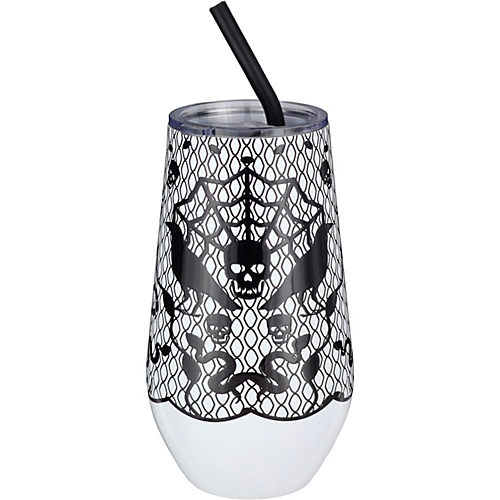 Destination Holiday Tumbler with Handle & Straw - Black Marble - Shop Cups  & Tumblers at H-E-B