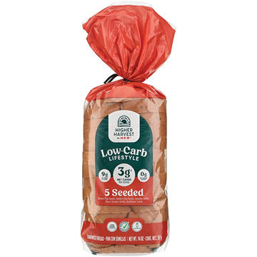 Higher Harvest by H-E-B Low Carb Lifestyle 5 Seeded Sliced Bread
