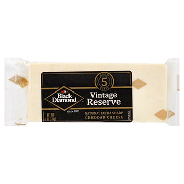 Black Diamond Extra Sharp Cheddar Cheese - Vintage Reserve
