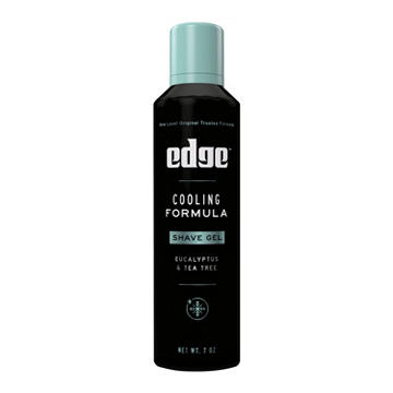 Edge Mens Cooling Shave Gel, Eucalytpus & Tea Tree Scent, Foaming Men's Shave Cream