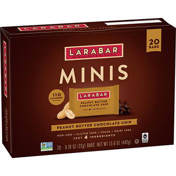 LÄRABAR Minis Fruit & Nut Snack Bars - Peanut Butter Chocolate Chip