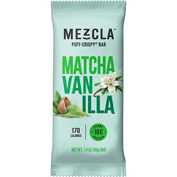 Mezcla Puff Crispy Bar 10g Plant Protein - Matcha Vanilla