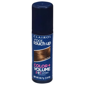 Clairol Root Touch Up Color + Volume 2 in 1 Spray Light Brown 