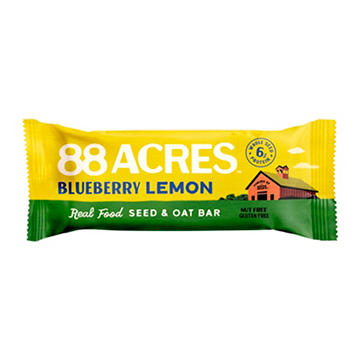 88 Acres Blueberry Lemon Real Food Seed & Oat Bar