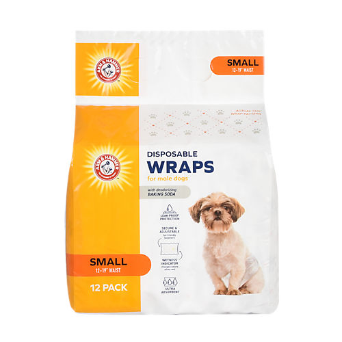 Arm Hammer Disposable Wraps for Male Dogs Small Shop Cleanup odor control at H E B