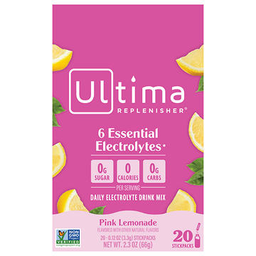Ultima Replenisher Electrolyte Drink Mix Packs - Pink Lemonade