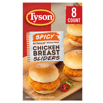 Tyson Frozen Spicy Chicken Breast Sliders