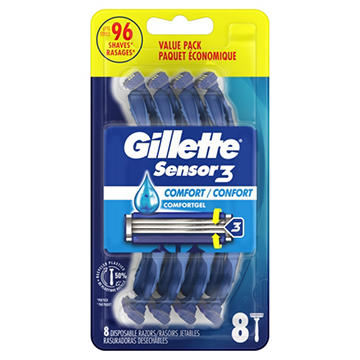 Gillette Sensor3 Men's Disposable Razors