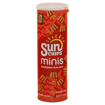 SUNCHIPS Minis Whole Grain Snacks - Garden Salsa