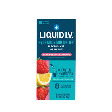 Liquid I.V. Strawberry Lemonade Hydration Multiplier Electrolyte Drink Mix Sticks