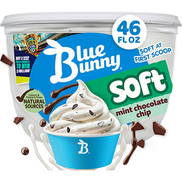 Blue Bunny Soft Mint Chocolate Chip Frozen Dairy Dessert