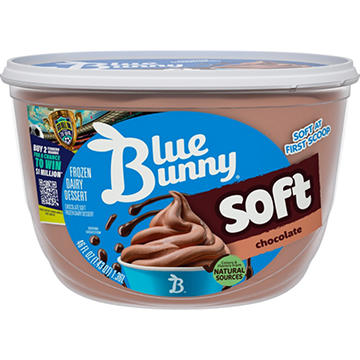 Blue Bunny Soft Chocolate Frozen Dairy Dessert