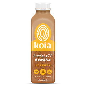 Koia Plant-Based 18g Protein Shake - Chocolate Banana