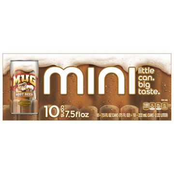 Mug Root Beer Mini 10 pk Cans
