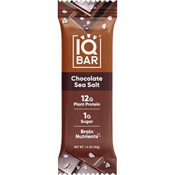IQBar 12g Plant Protein Bar - Chocolate Sea Salt