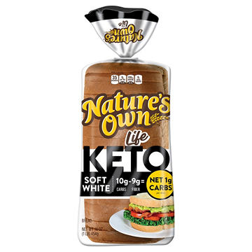 Nature's Own Soft White Keto Sliced Bread