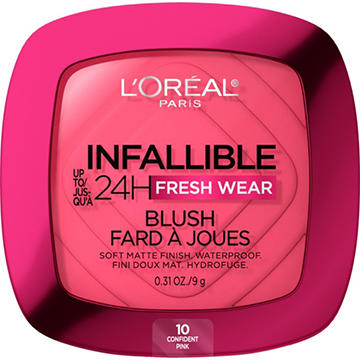 L'Oréal Paris Infallible 24H Fresh Wear Soft Matte Blush - Confident Pink