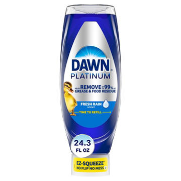 Dawn Platinum Ez-Squeeze Refreshing Rain Scent Liquid Dish Soap