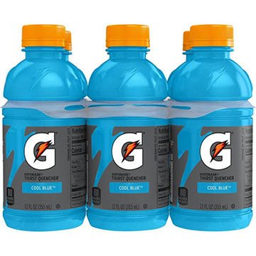 Gatorade Cool Blue Thirst Quencher 6 pk Bottles