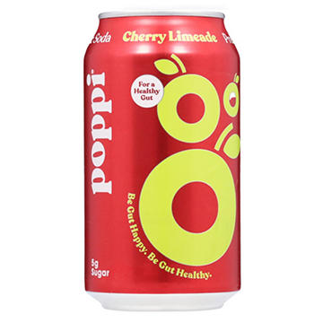 poppi Prebiotic Soda - Cherry Limeade