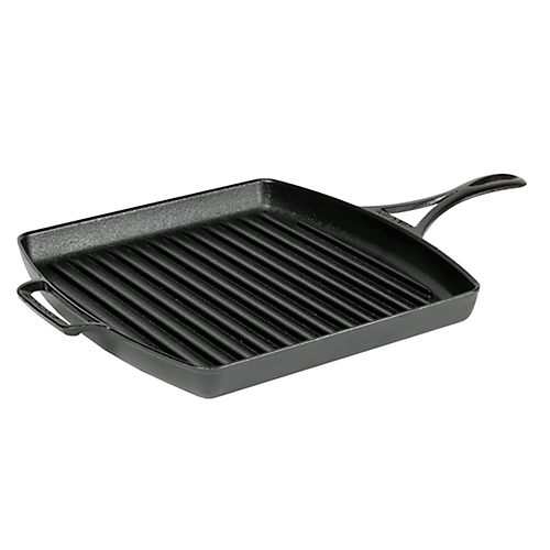 Lodge Blacklock 12 Square Seasoned Cast Iron Grill Pan