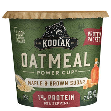 Kodiak 14g Protein Oatmeal Power Cup - Maple & Brown Sugar