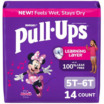 Pull-Ups Girls' Potty Training Pants - 5T-6T