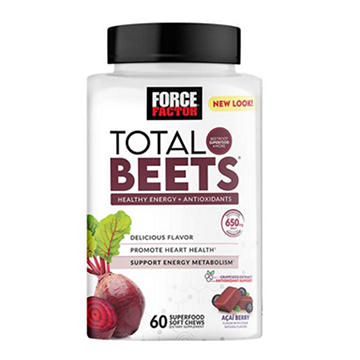 Force Factor Total Beets Soft Chews - Acai Berry