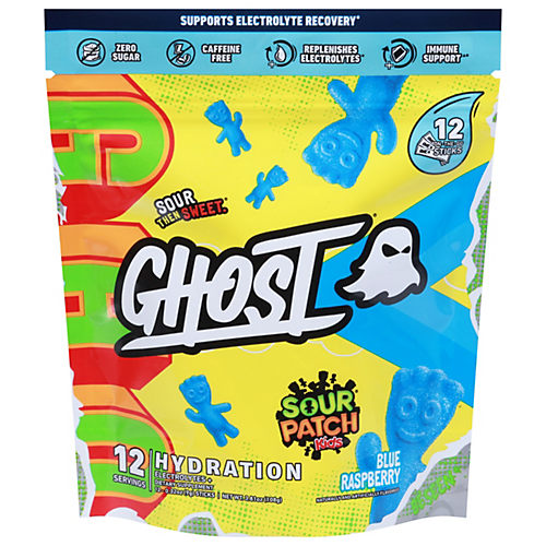 GHOST Hydration Packets, Sour Patch Kids Redberry, 24 Sticks, Electrolyte  Powder - Drink Mix Supplem…See more GHOST Hydration Packets, Sour Patch  Kids