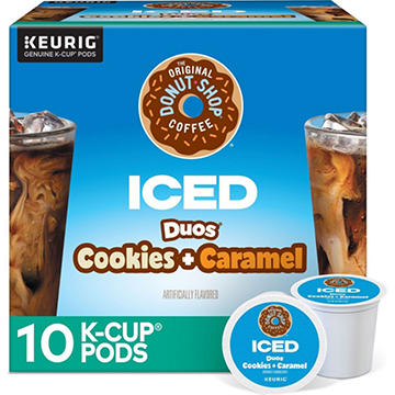 The Original Donut Shop Iced Duos Cookies & Caramel Single Serve Coffee K-Cups