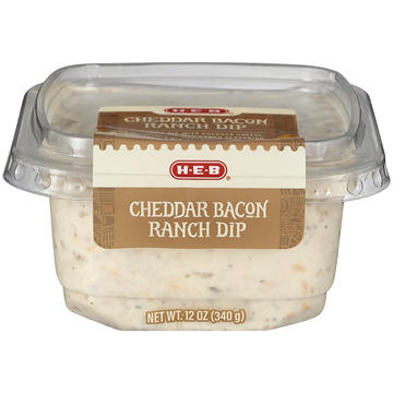 H-E-B Cheddar Bacon Ranch Dip